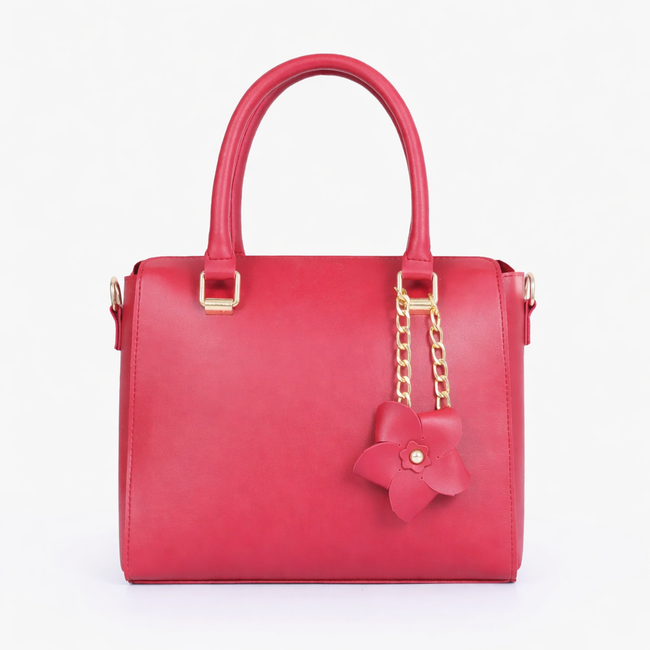 Elegance Blossom Mini Tote Rose Red Main Image