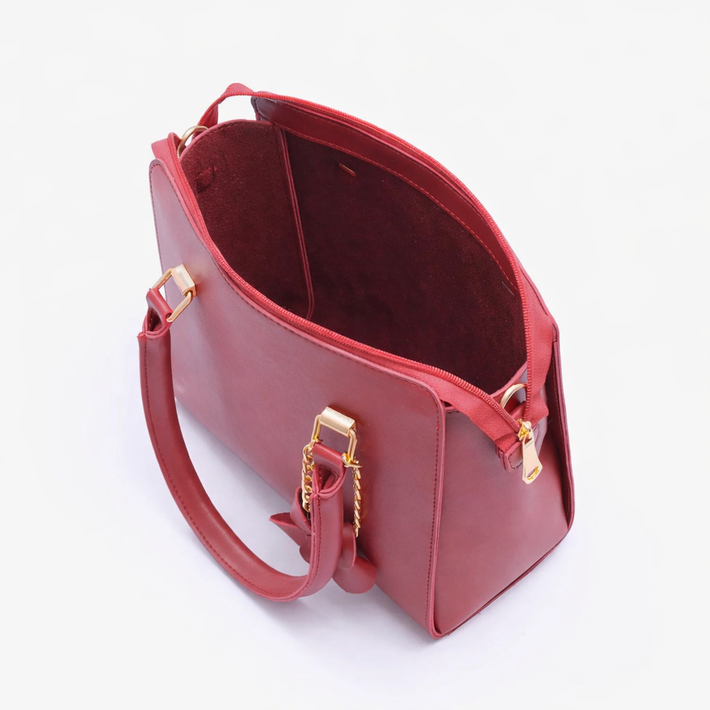Elegance Blossom Mini Tote Rose Red
