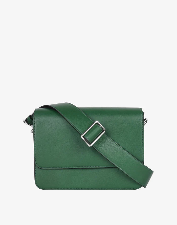 Cube Crossbody Mini Forest Green
