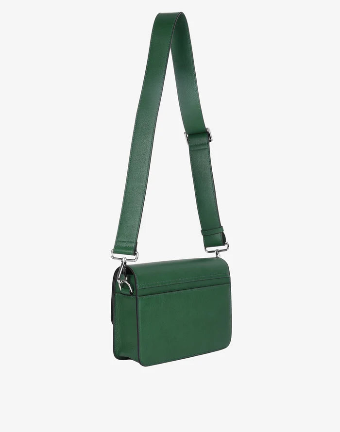 Cube Crossbody Mini Forest Green